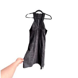 RARE VTG Michael Hoban NORTH BEACH Women's Black Dress 100% GENUINE LEATHER